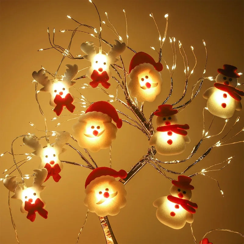 Snowman LED Garland String Lights