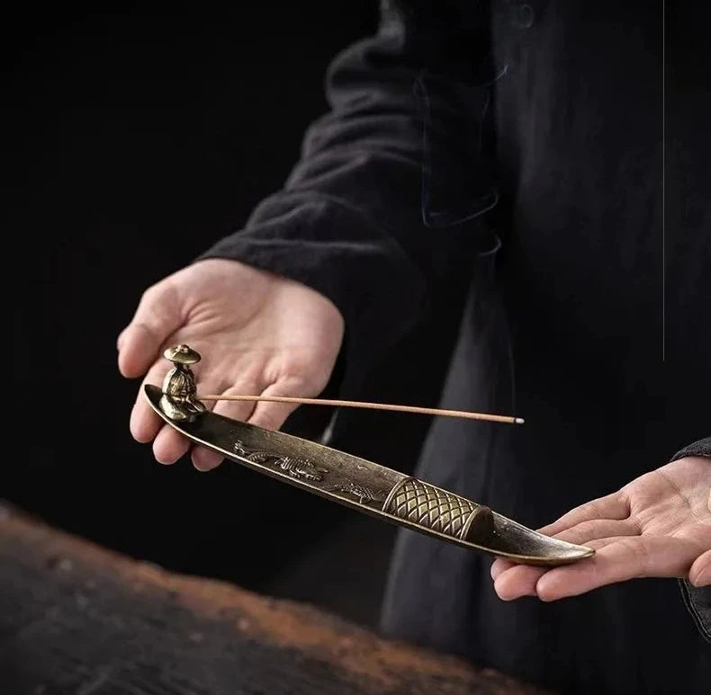 Japanese Style Boat Incense Holder