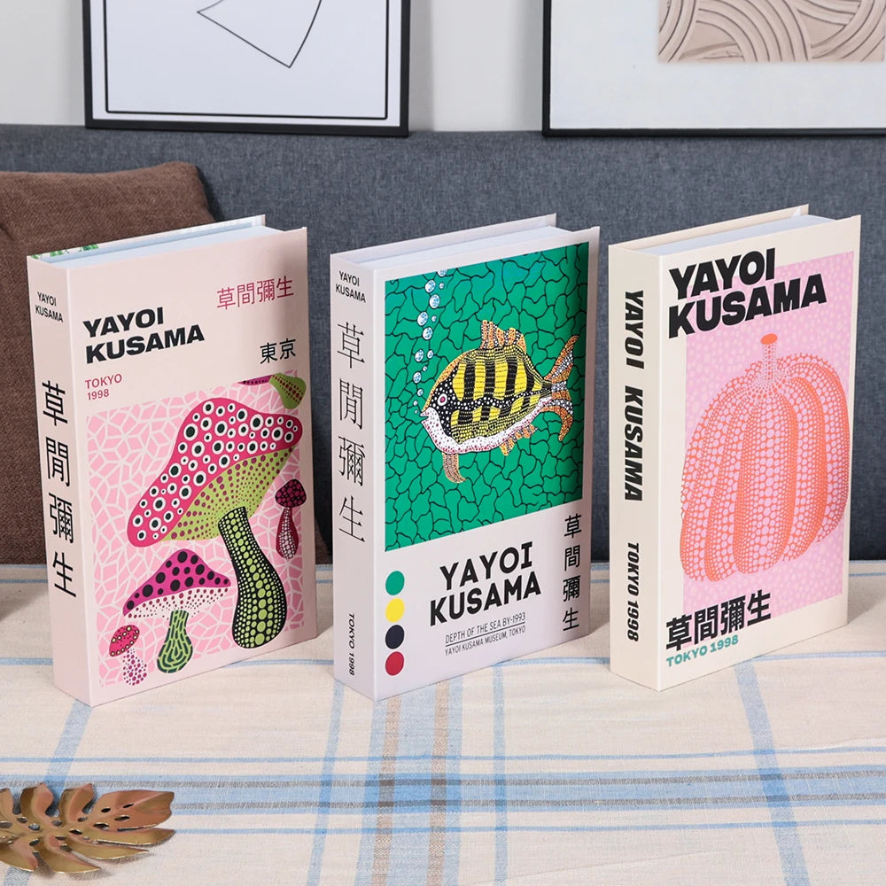 3Pcs Fashion Fake Books Living Room Decoration Designer Books