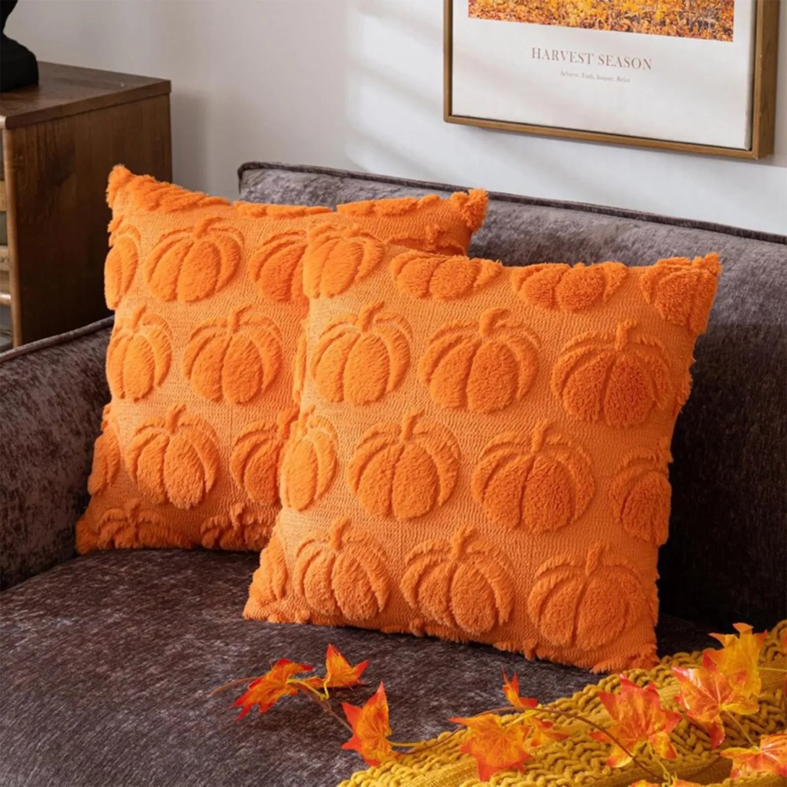 Halloween Pumpkin Pillow Cover