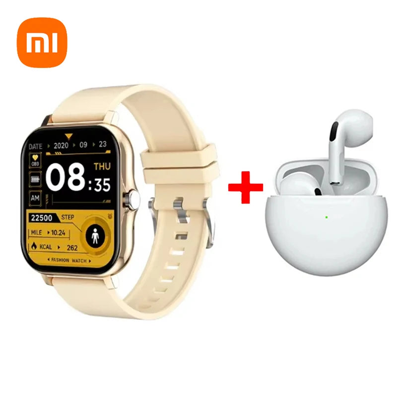 Xiaomi Smartwatch for Men & Women – Waterproof Fitness Tracker with Heart Rate Monitor, Compatible with Android & iOS