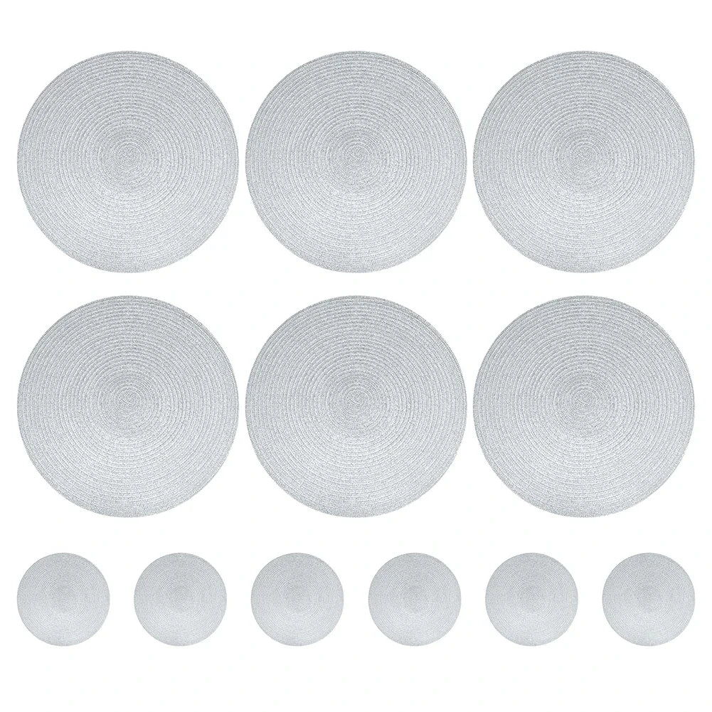 Braided Woven Place Mats & Coasters