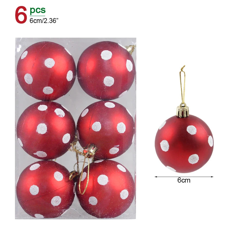 Clear Hanging Baubles for Christmas Tree Decoration