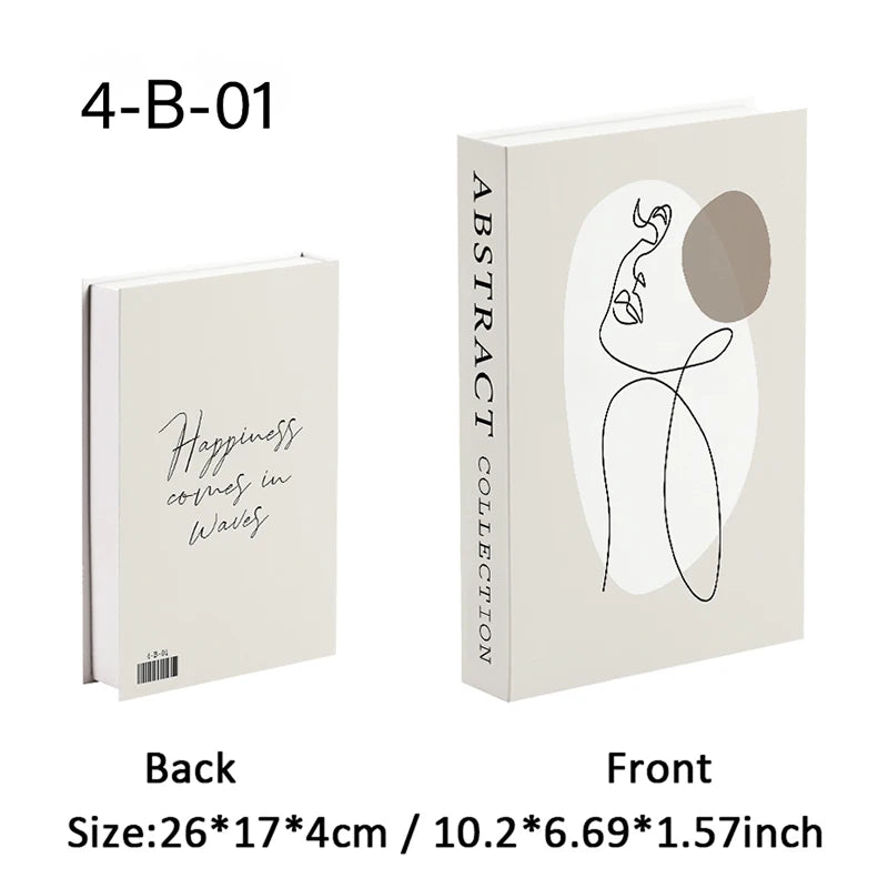 Luxury Decorative Fake Book with Hidden Storage
