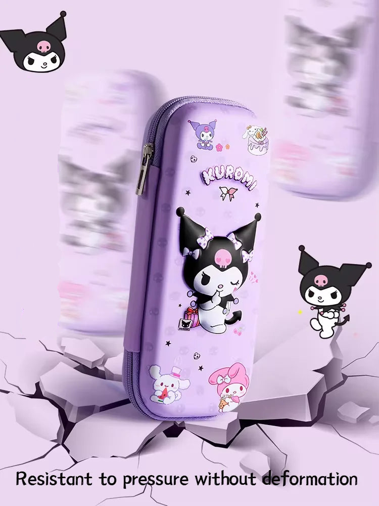 Kuromi, Melody & Cinnamoroll Pencil Case