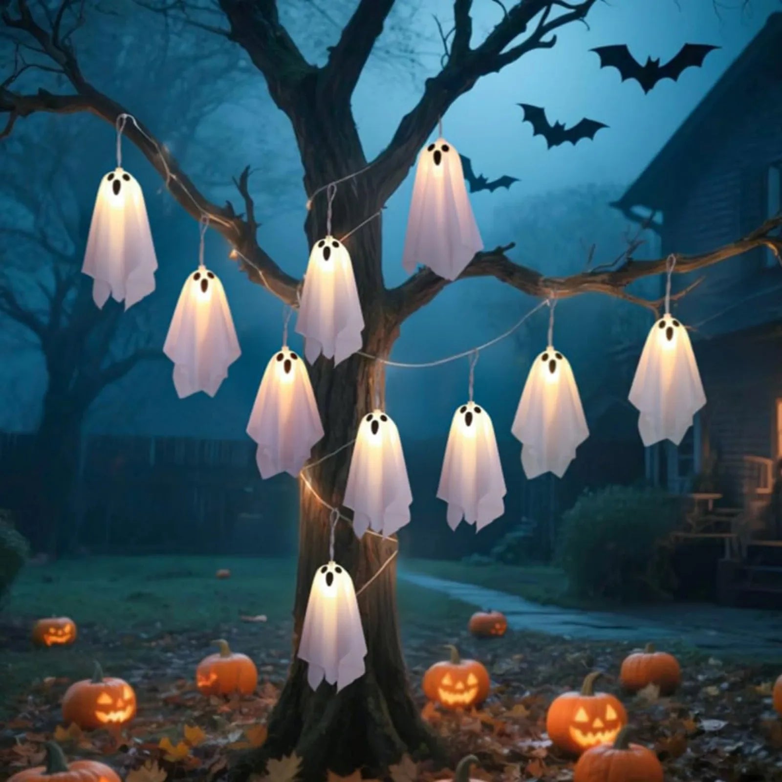 Ghost Halloween LED String Lights