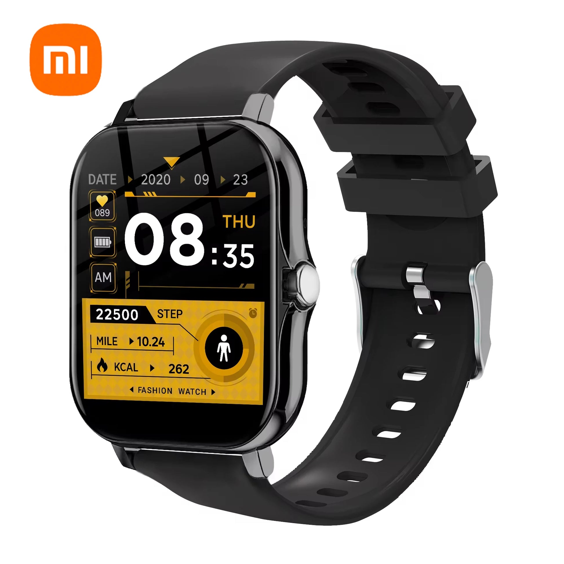 Xiaomi Smartwatch for Men & Women – Waterproof Fitness Tracker with Heart Rate Monitor, Compatible with Android & iOS