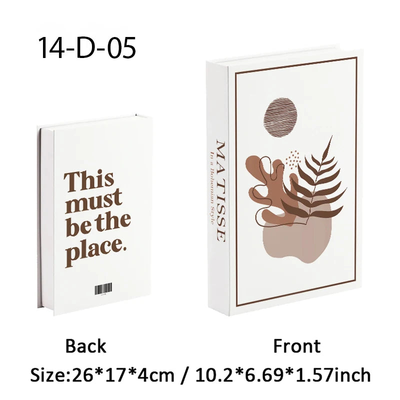 Luxury Decorative Fake Book with Hidden Storage