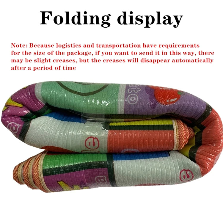 Foldable Double-Sided Baby Play Mat – Soft Foam Educational Rug