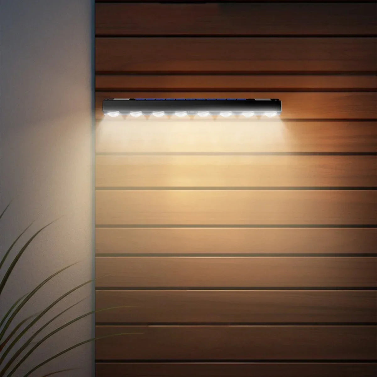 LED Solar Wall Light Outdoor Garden Decor