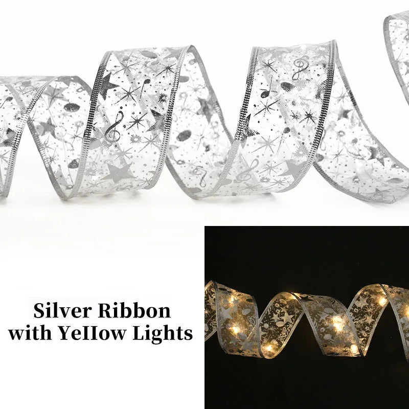 LED Ribbon Lights – Christmas Tree Bows & DIY Holiday Decorations