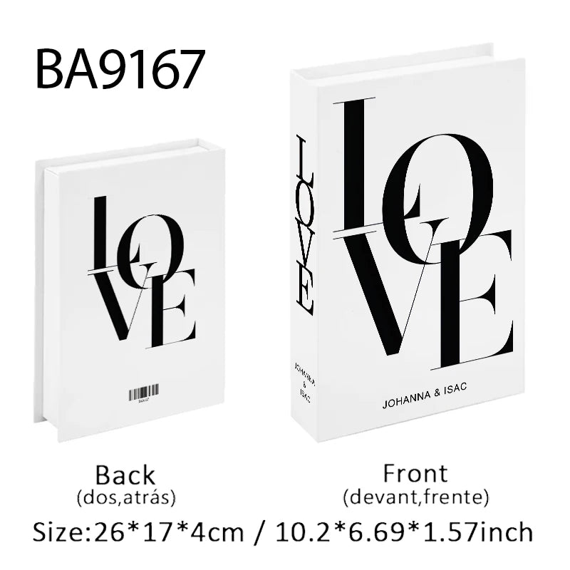 Luxury Decorative Fake Book with Hidden Storage