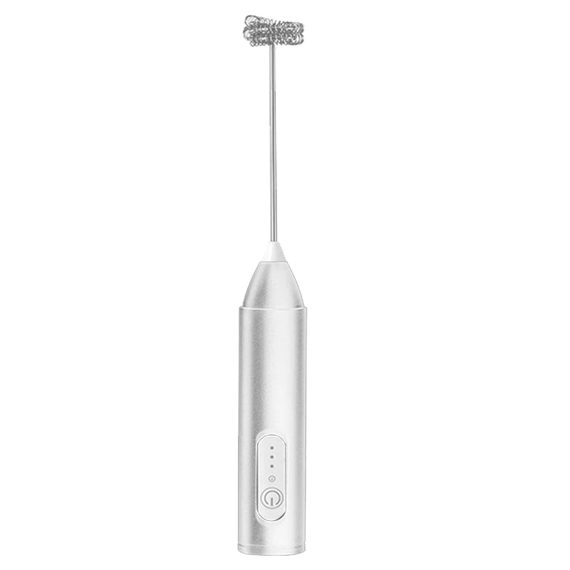 Upgraded USB Rechargeable Handheld Frother – 3-Speed Milk Whisk, Egg Beater & Mini Blender
