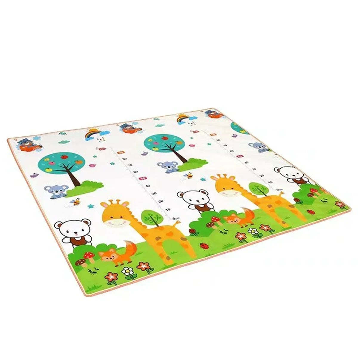 Foldable Double-Sided Baby Play Mat – Soft Foam Educational Rug