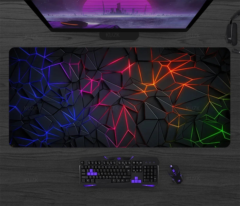 XL Gaming Mouse Pad – Large Desk Mat for Keyboard & Mouse, Extended Computer Table Surface