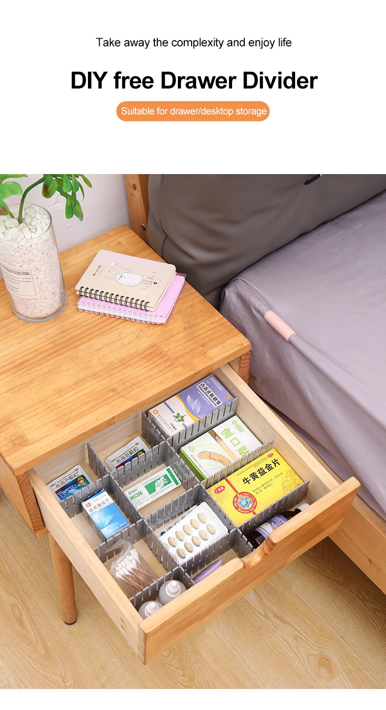 Pink Divider Adjustable Storage