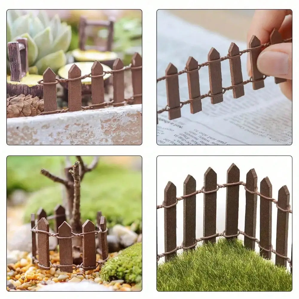 Miniature Fence For Fairy Garden Micro Landscape