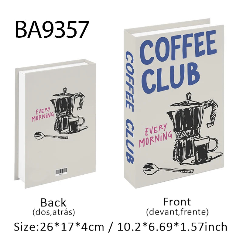 Luxury Decorative Fake Book with Hidden Storage