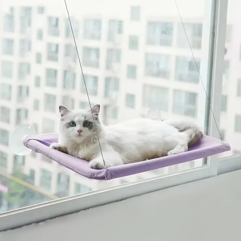 Ultra-Soft Pet Window Hammock Bed