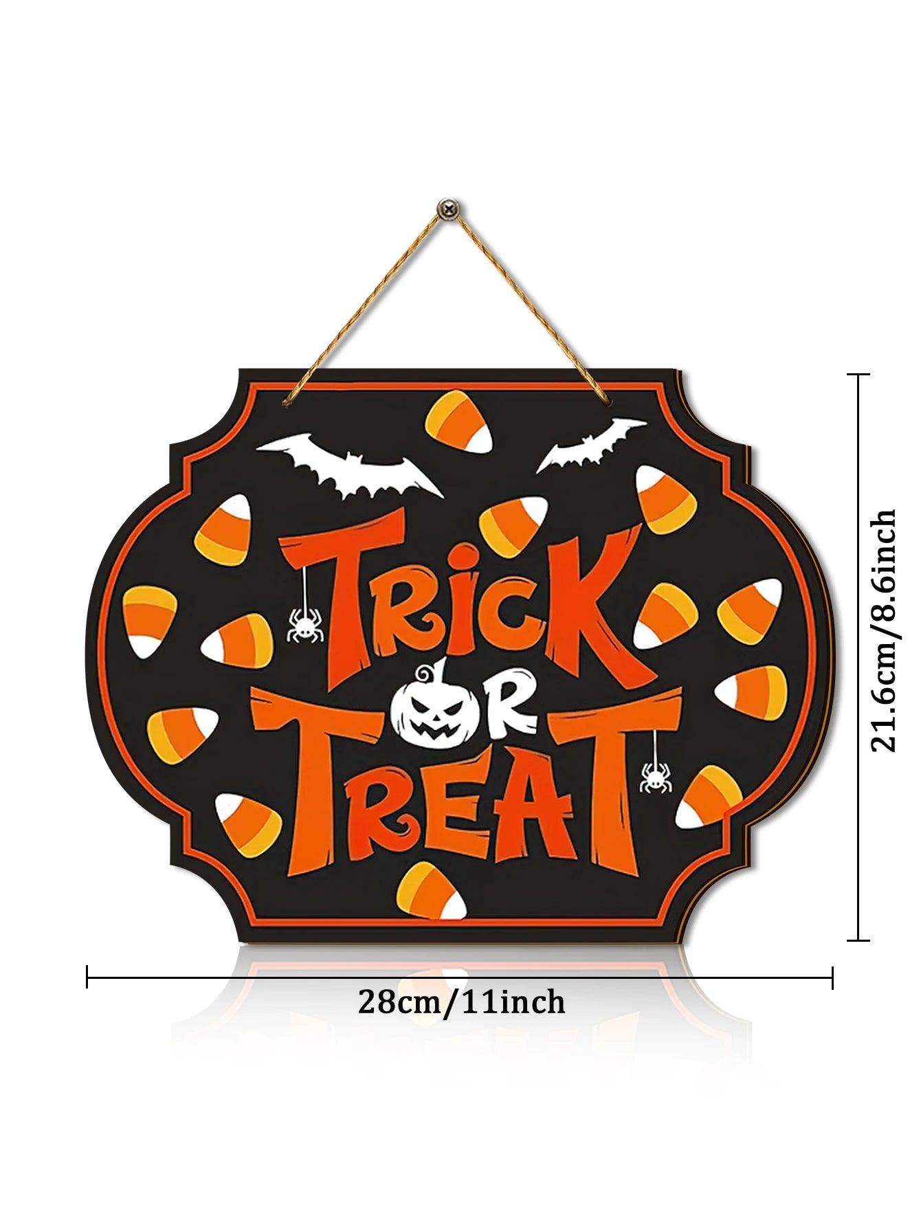 Wooden “Trick Or Treat” Halloween Sign