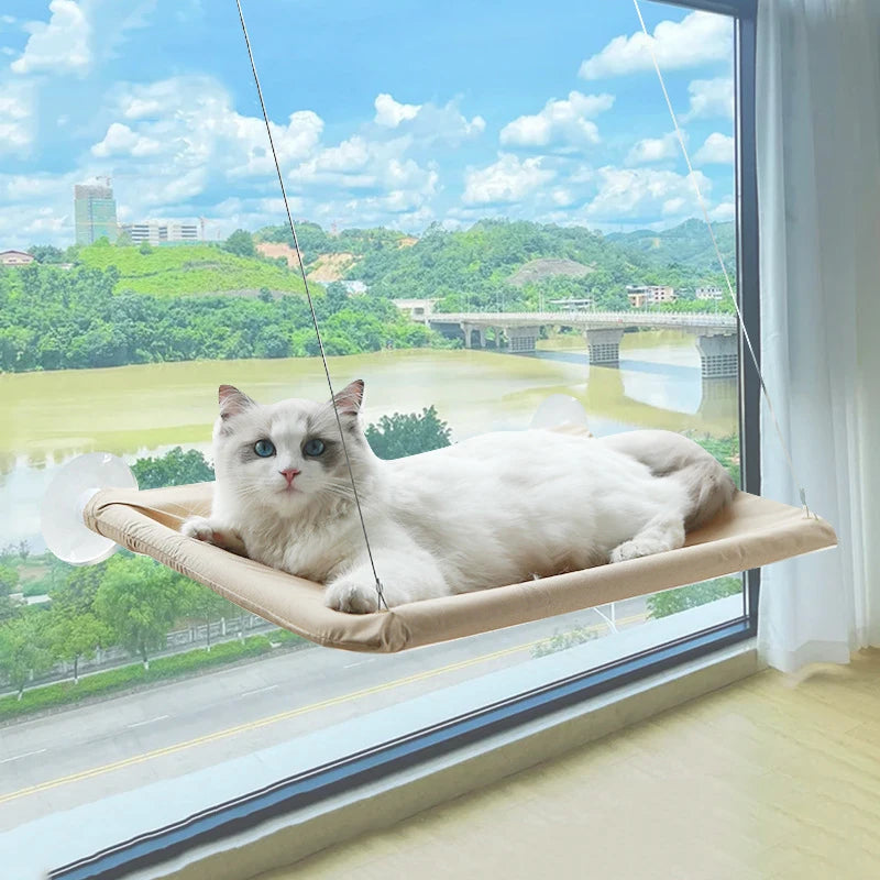 Ultra-Soft Pet Window Hammock Bed