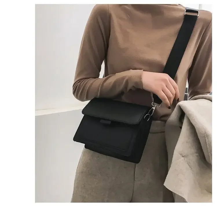 Leather Flap Bag for Women