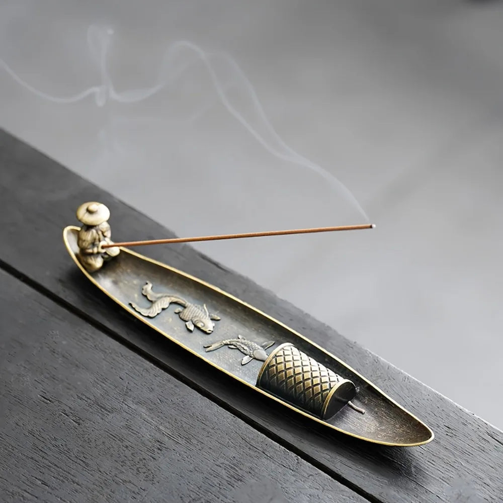 Japanese Style Boat Incense Holder