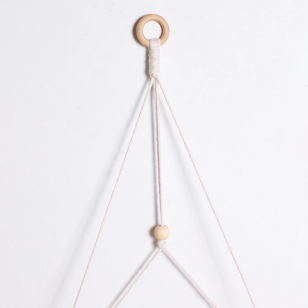 Macramé Wall Hanging Shelf Floating Wall Shelf