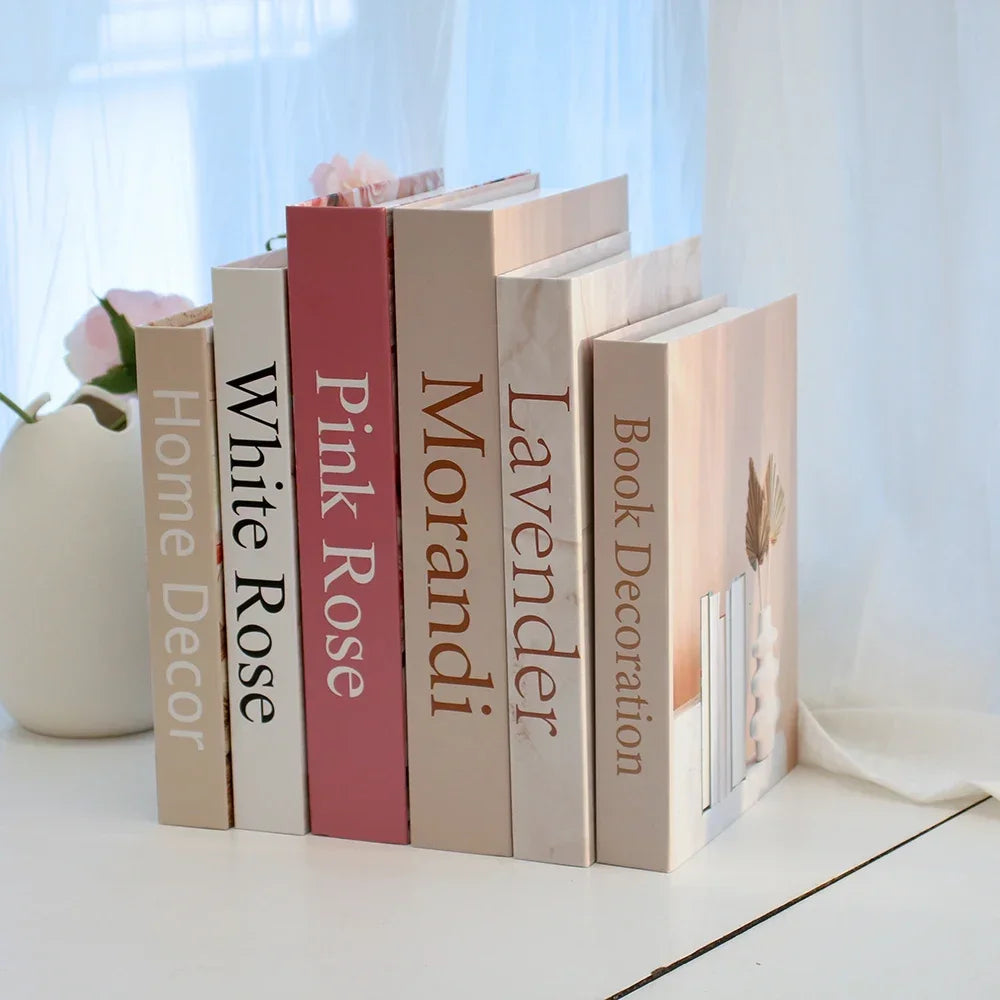 3Pcs Fashion Fake Books Living Room Decoration Designer Books