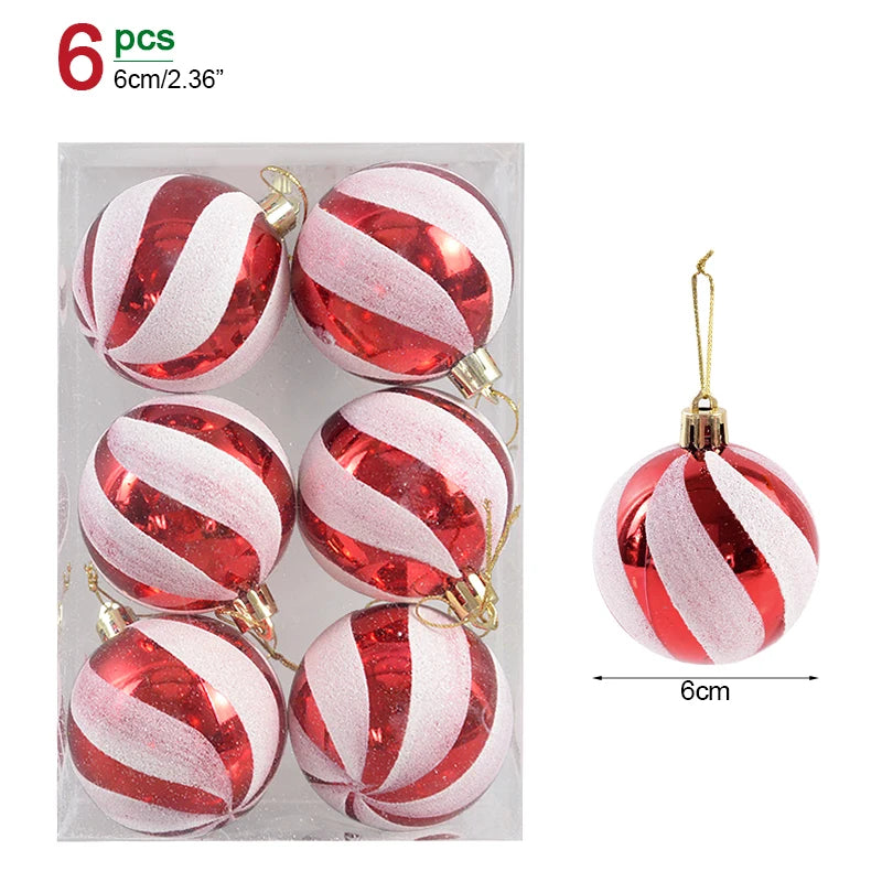 Clear Hanging Baubles for Christmas Tree Decoration