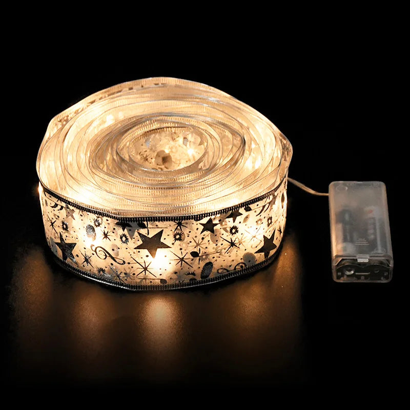 LED Ribbon Lights – Christmas Tree Bows & DIY Holiday Decorations