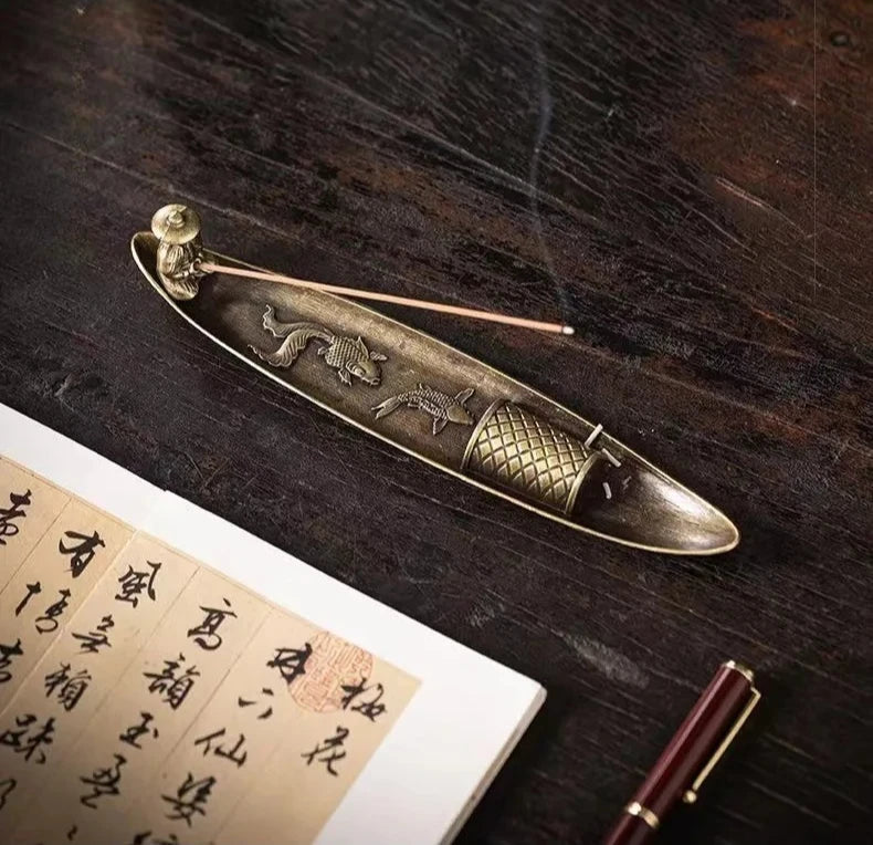 Japanese Style Boat Incense Holder