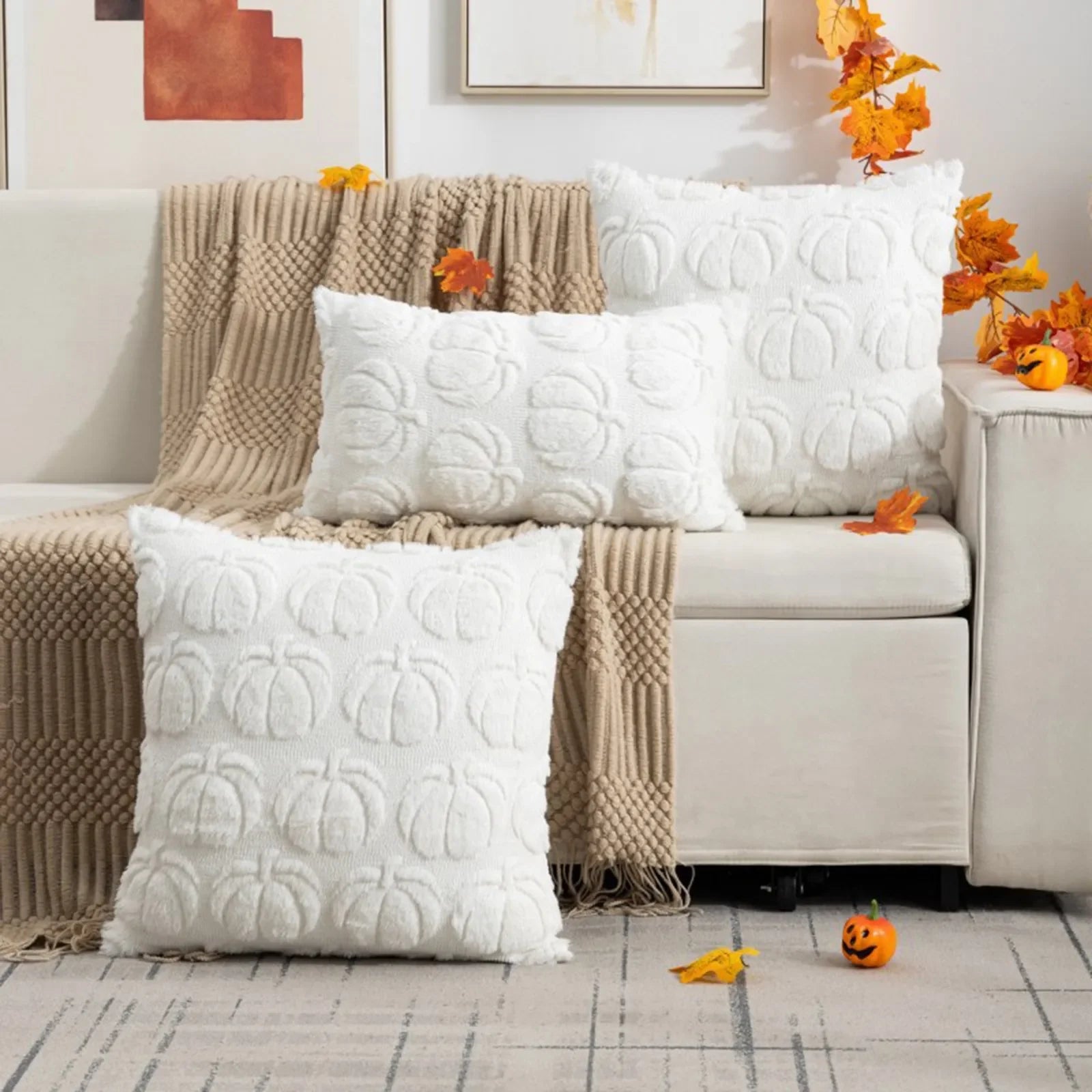 Halloween Pumpkin Pillow Cover