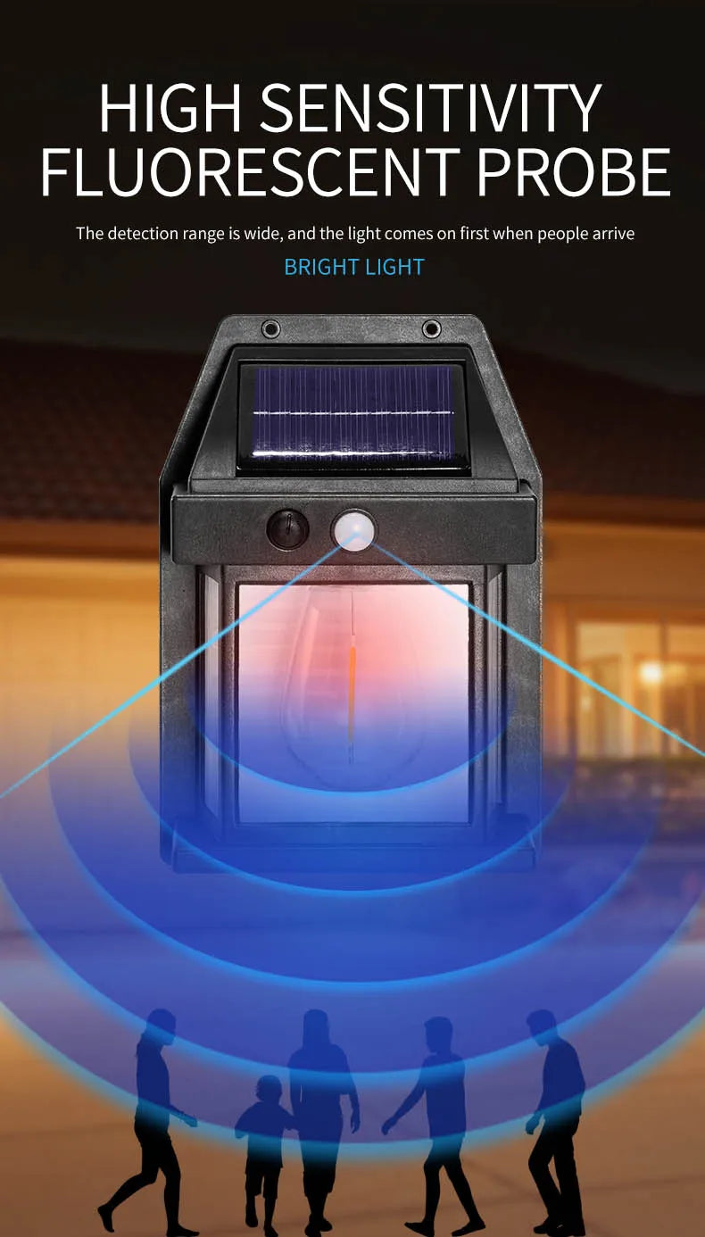 Motion Sensor Solar Night Lamp