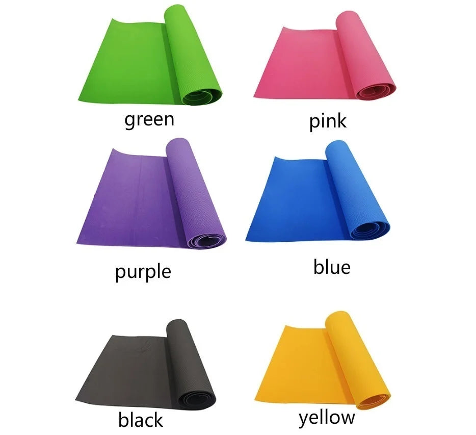 Non-slip yoga mats