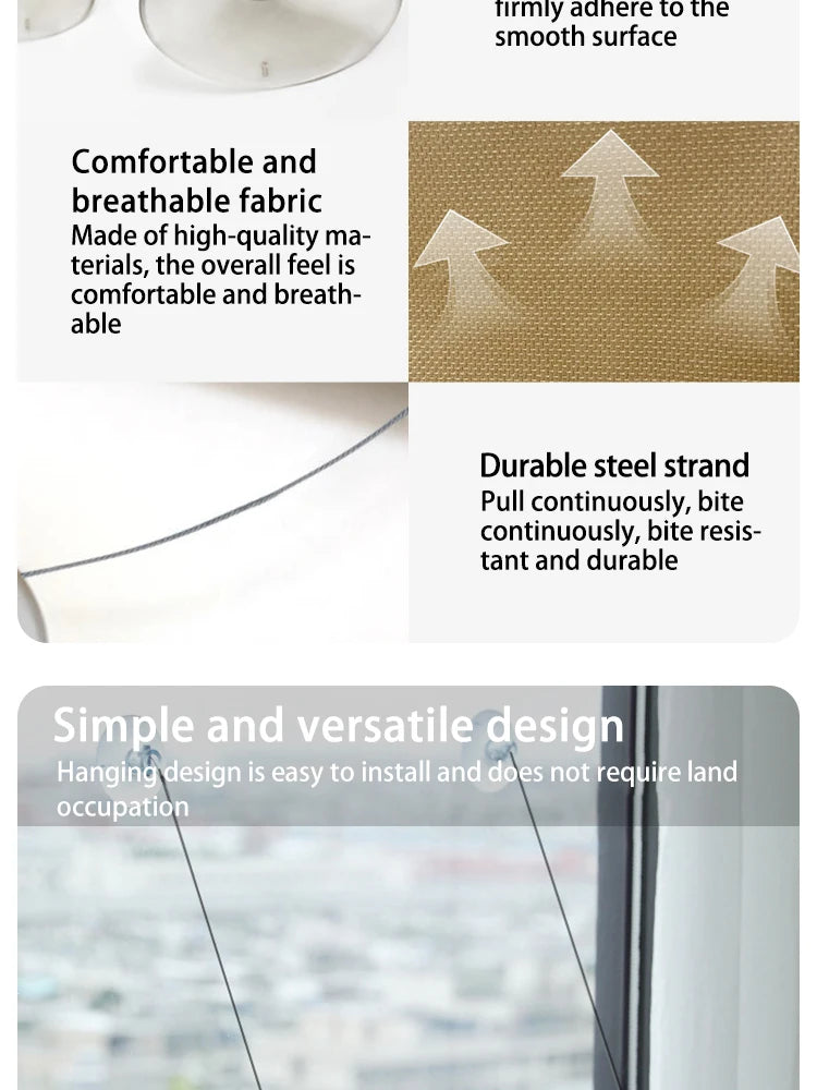 Ultra-Soft Pet Window Hammock Bed