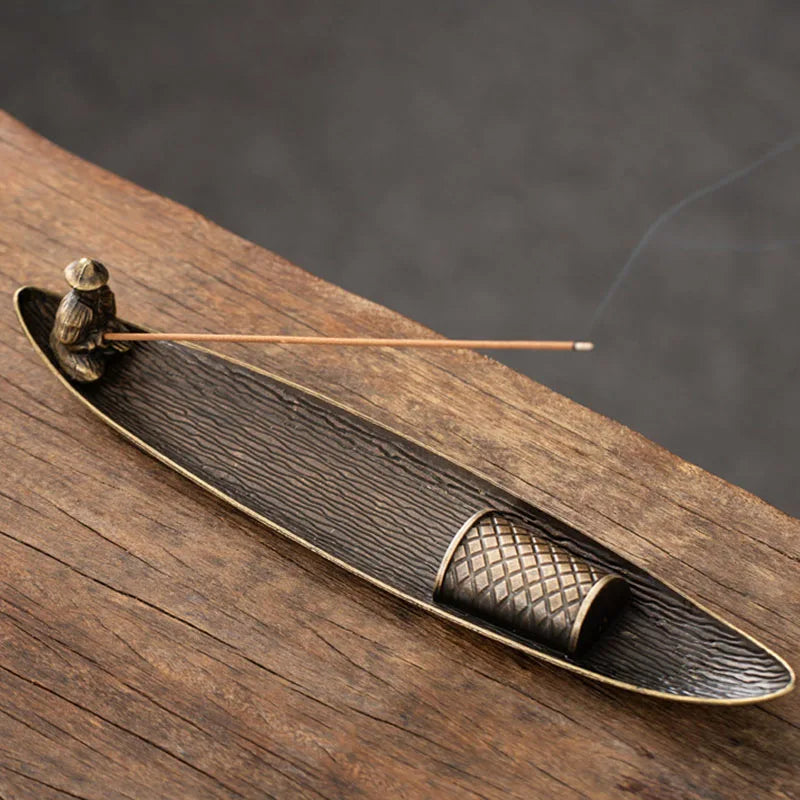 Japanese Style Boat Incense Holder