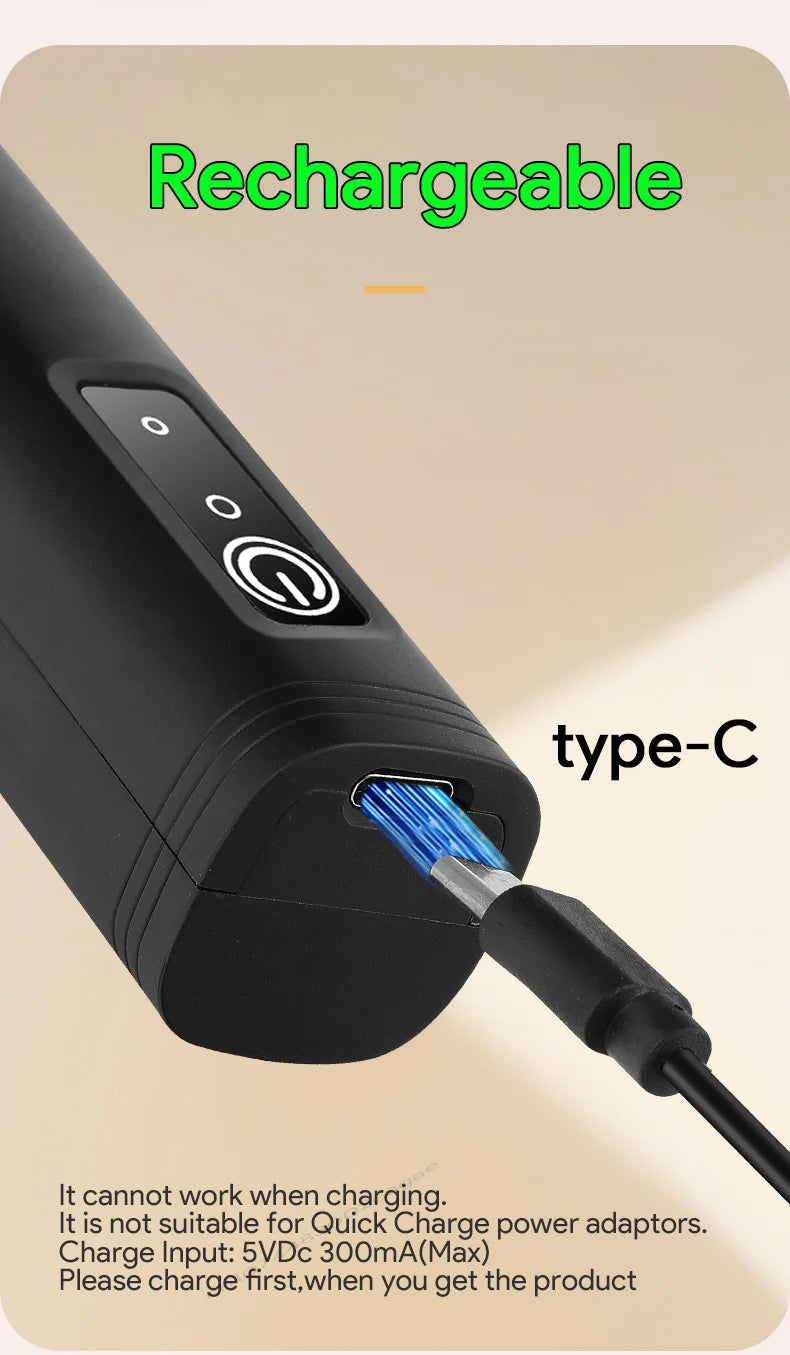 Upgraded USB Rechargeable Handheld Frother – 3-Speed Milk Whisk, Egg Beater & Mini Blender