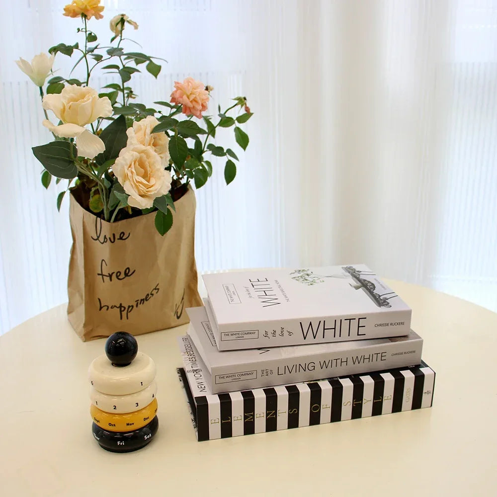 3Pcs Fashion Fake Books Living Room Decoration Designer Books