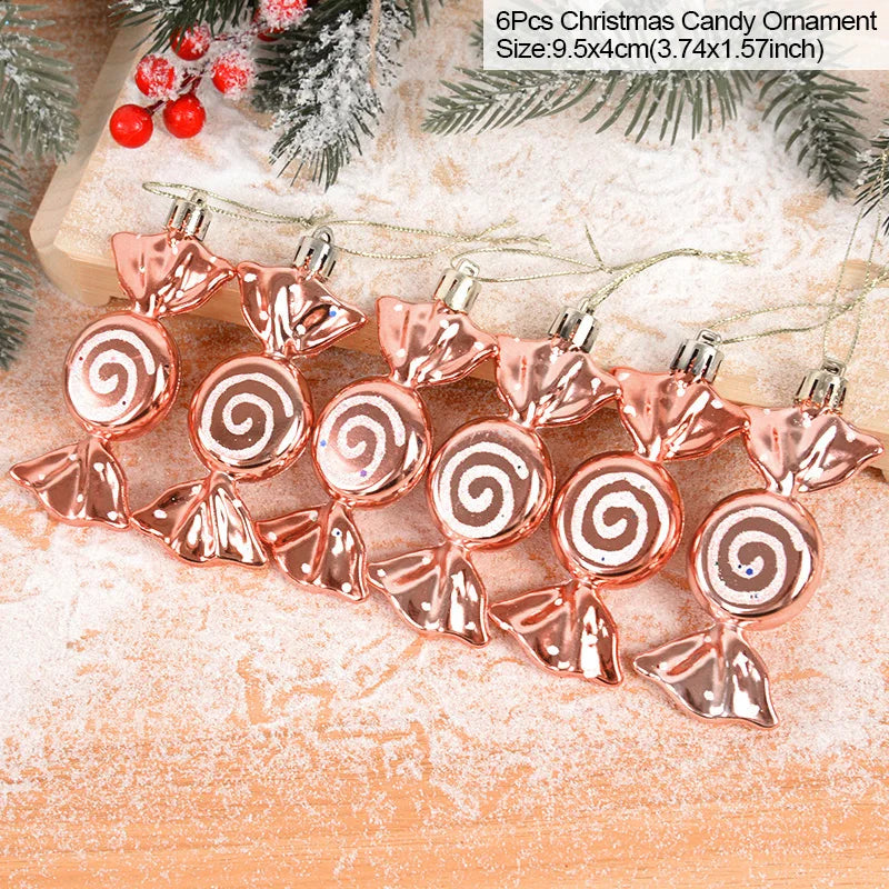 Clear Hanging Baubles for Christmas Tree Decoration