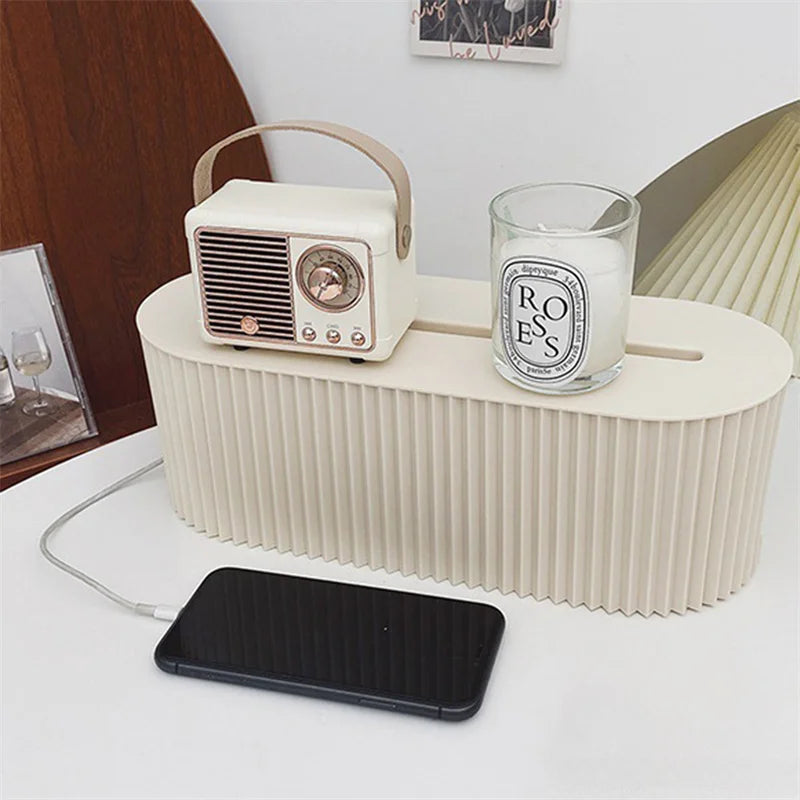 Nordic Plug Board Storage Box Cable Wire Organizer