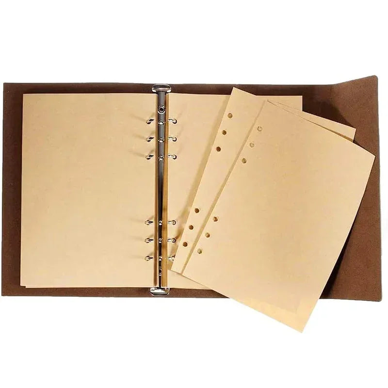 Retro Notebooks Agenda Binder Leather Cover