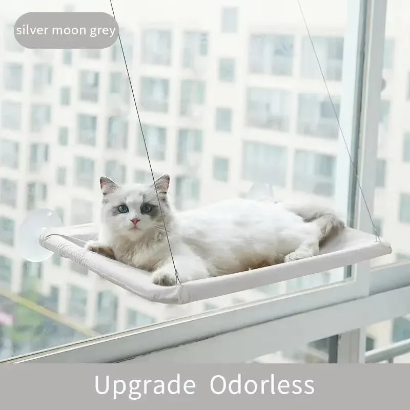 Ultra-Soft Pet Window Hammock Bed