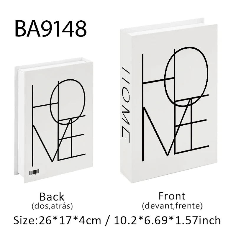 Luxury Decorative Fake Book with Hidden Storage