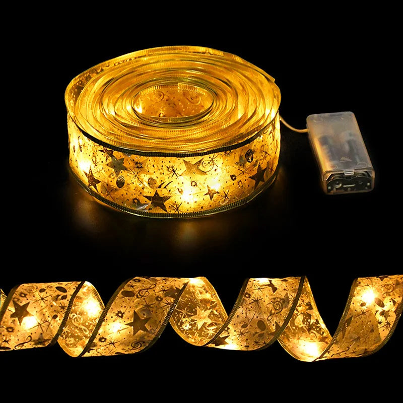 LED Ribbon Lights – Christmas Tree Bows & DIY Holiday Decorations