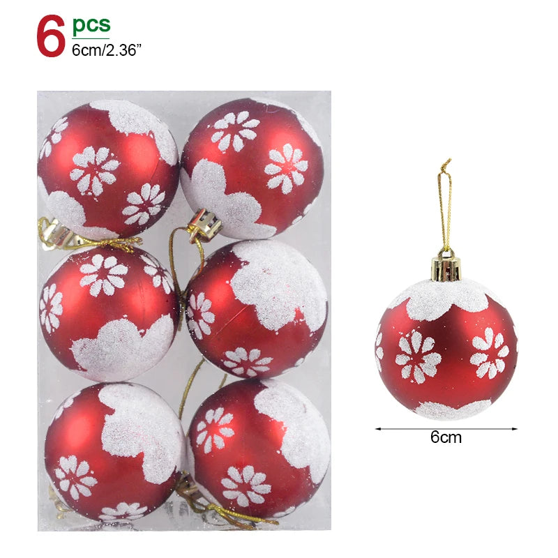 Clear Hanging Baubles for Christmas Tree Decoration