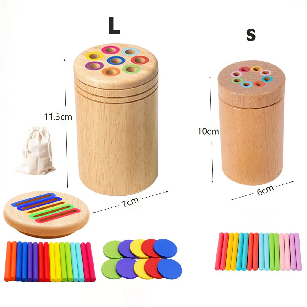 Montessori Wooden Color Sorting Toy