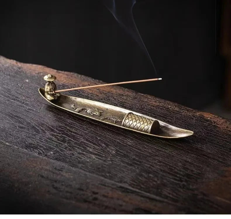 Japanese Style Boat Incense Holder