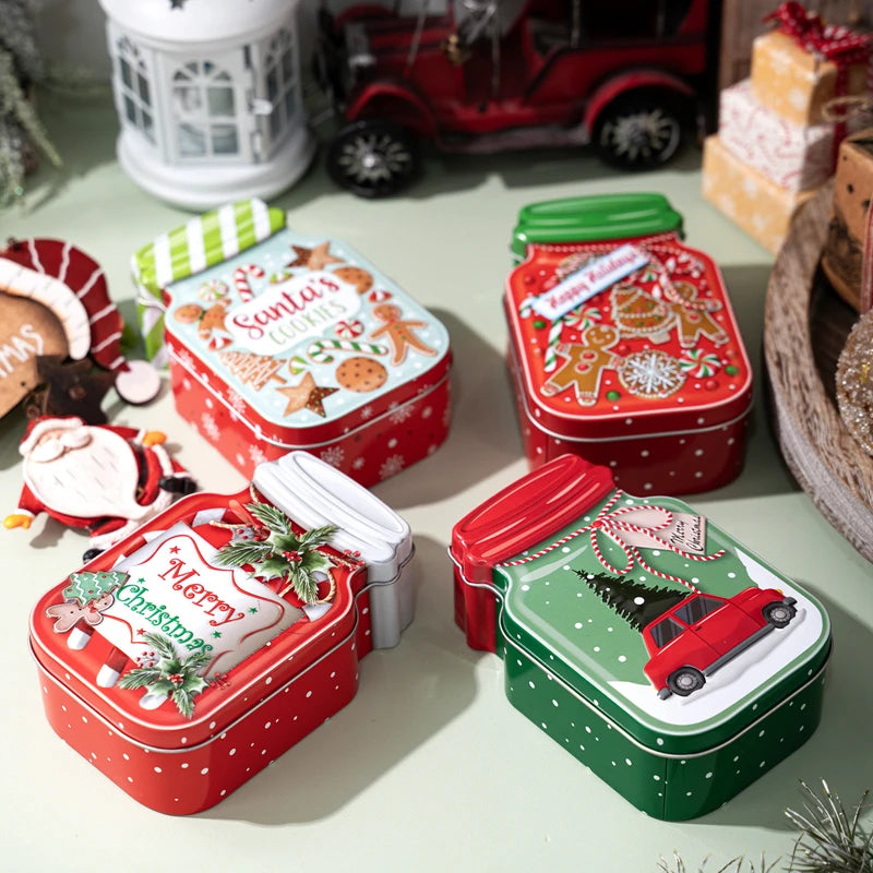 Christmas Metal Tin Gift Box