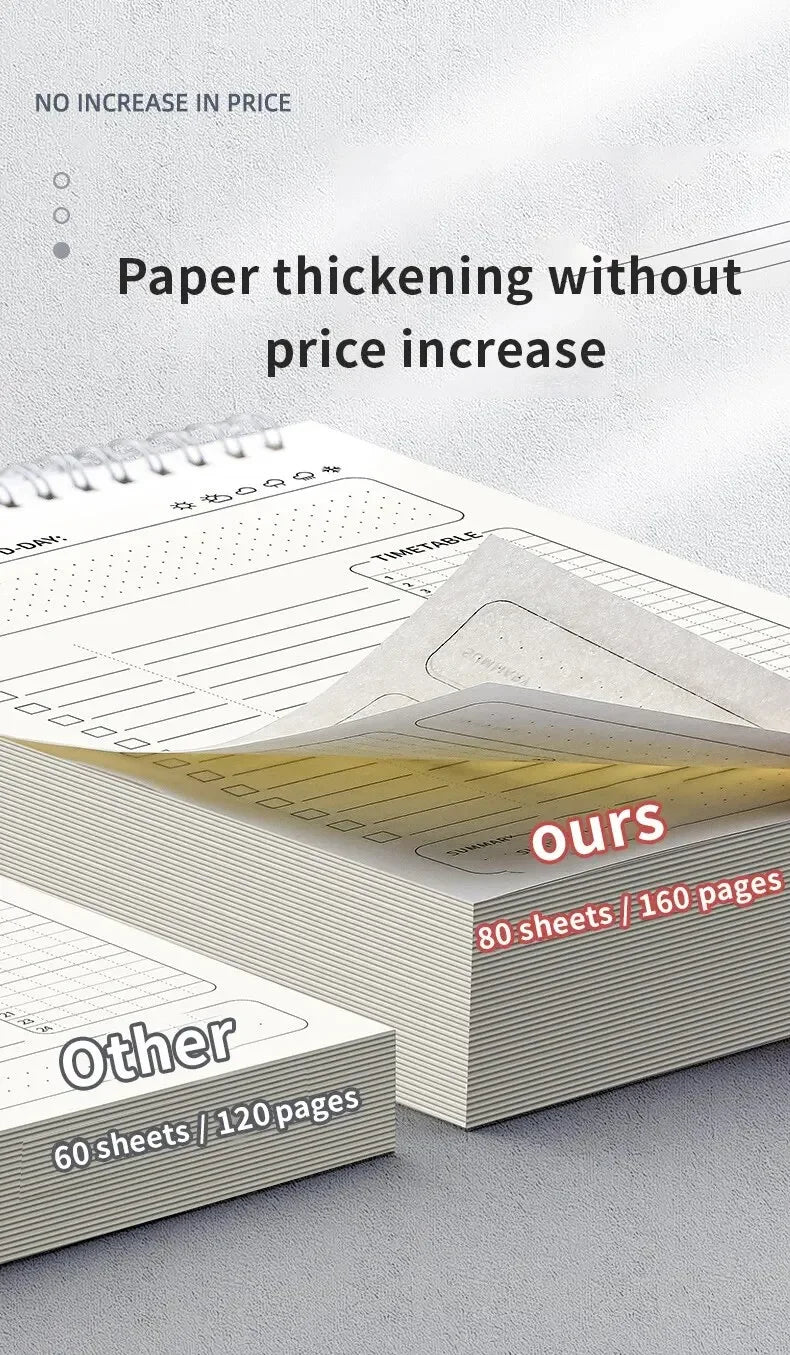 Planner Agenda Spiral A5 Notebook